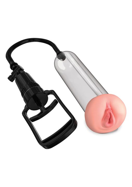 Pompă -up cu o duză de vagin feminin